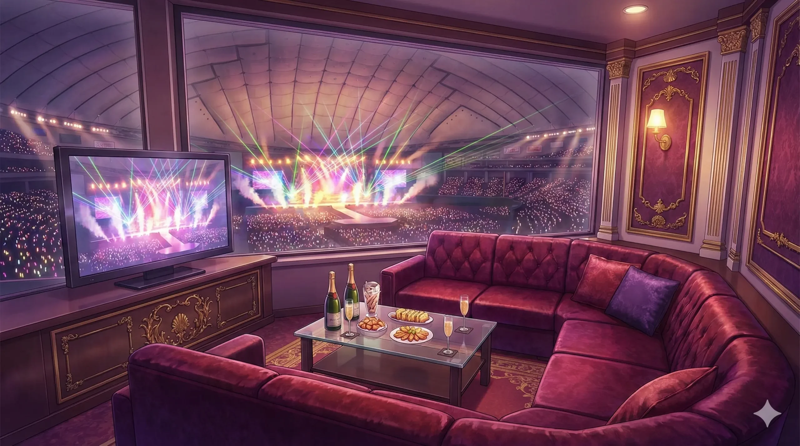 VIP席・ボックス席・見切れ席・制作開放席の違いがわかる