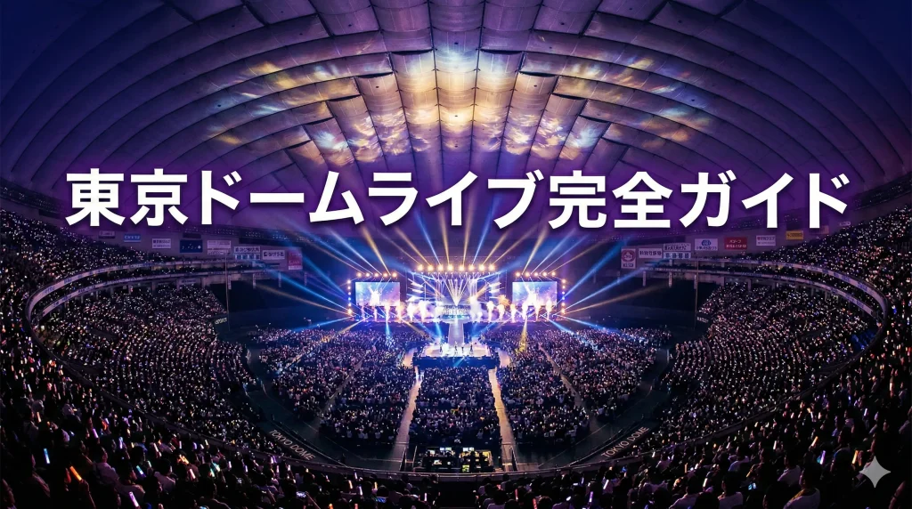 東京ドームライブ完全ガイド